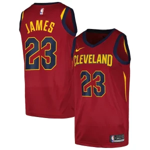 Magnifico LeBron James Cleveland Cavaliers Nike Swingman Player Jersey Icon Edition Wine