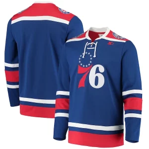 Moderno Philadelphia 76ers G III Sports by Carl Banks Pointman Hockey Fashion Jersey Royal