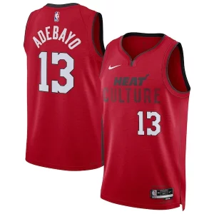 Fantastico Bam Adebayo Miami Heat Nike Unisex 2024/25 Swingman Player Jersey City Edition Red