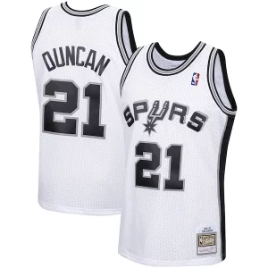 Comodo Tim Duncan San Antonio Spurs 1998/99 Hardwood Classics Swingman Jersey White