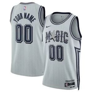 Accattivante Raffinato Orlando Magic Nike Unisex 2024/25 Custom Swingman Jersey City Edition Silver