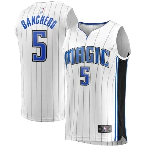 Bellissimo Classico Paolo Banchero Orlando Magic Fast Break Association Jersey White