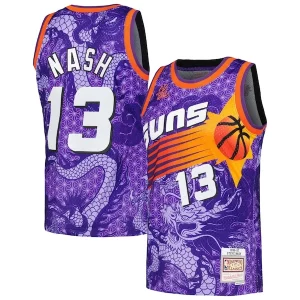 Elegante Trendy Delizioso Steve Nash Phoenix Suns 1996/97 Hardwood Classics Asian Heritage 6.0 Swingman Throwback Player Jersey Purple