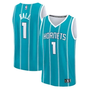 Elegante LaMelo Ball Charlotte Hornets Fast Break Replica Player Jersey Icon Edition Teal