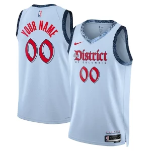 Accattivante Washington Wizards Nike Unisex 2024/25 Custom Swingman Jersey City Edition Powder Blue