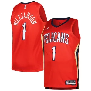 Lussuoso Resistente Pratico Zion Williamson New Orleans Pelicans Jordan Brand Swingman Player Jersey Statement Edition Red