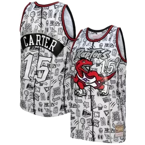 Comodo Accattivante Sofisticato Vince Carter Toronto Raptors 1998/99 Swingman Jersey White