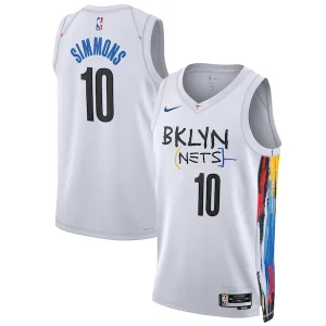 Incantevole Carino Ben Simmons Brooklyn Nets Nike Unisex 2022/23 Swingman Jersey City Edition White