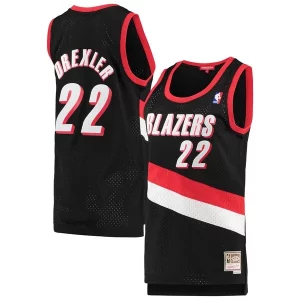 Splendido Clyde Drexler Portland Trail Blazers Women's 1991/92 Hardwood Classics Swingman Jersey Black