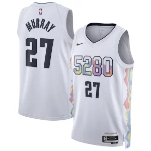 Delizioso Robusto Jamal Murray Denver Nuggets Nike Unisex 2024/25 Swingman Player Jersey City Edition White