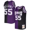 Cool Moderno Incantevole Jason Williams Sacramento Kings Hardwood Classics 2000/01 Split Swingman Jersey Purple/Black