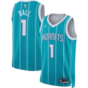 Prestigioso LaMelo Ball Charlotte Hornets Jordan Brand Unisex Swingman Jersey Icon Edition Teal/White