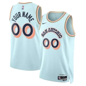 Carino Magnifico San Antonio Spurs Nike Unisex 2024/25 Custom Swingman Jersey City Edition Light Blue