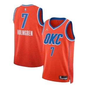 Resistente Stupendo Chet Holmgren Oklahoma City Thunder Jordan Brand Unisex Swingman Jersey Statement Edition Orange