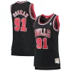 Incantevole Dennis Rodman Chicago Bulls Women's Hardwood Classics Swingman Jersey Black