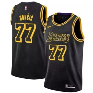Delizioso Ottimo Luka Dončić Los Angeles Lakers Nike Mamba Edition Jersey Black
