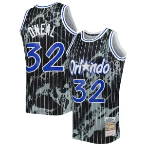 Sofisticato Pratico Bellissimo Shaquille O'Neal Orlando Magic 1994/95 Hardwood Classics Marble Swingman Jersey Black