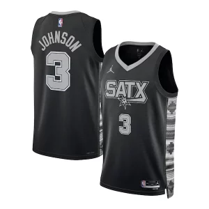 Moderno Resistente Raffinato Keldon Johnson San Antonio Spurs Jordan Brand Unisex Swingman Jersey Statement Edition Black