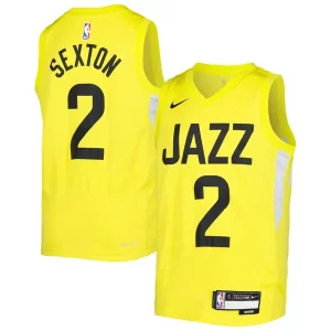 Fantastico Bellissimo Collin Sexton Utah Jazz Nike Youth Swingman Jersey Icon Edition Yellow