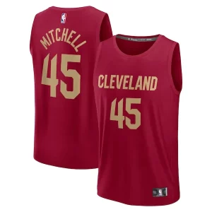 Classico Fascinante Donovan Mitchell Cleveland Cavaliers Youth Fast Break Replica Player Jersey Icon Edition Wine