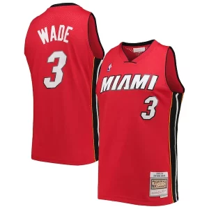Duraturo Moderno Elegante Dwyane Wade Miami Heat Hardwood Classics Swingman Jersey Red