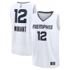 Bellissimo Ja Morant Memphis Grizzlies Fast Break Replica Player Jersey Association Edition White