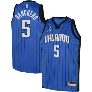 Incantevole Carino Ottimo Paolo Banchero Orlando Magic Jordan Brand Youth Swingman Jersey Statement Royal