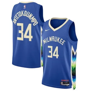 Raffinato Robusto Versatile Giannis Antetokounmpo Milwaukee Bucks Nike Unisex 2022/23 Swingman Jersey City Edition Royal