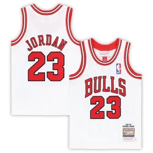 Meraviglioso Prestigioso Cool Michael Jordan Chicago Bulls Toddler 1997/98 Hardwood Classics Authentic Jersey White/Black/Red