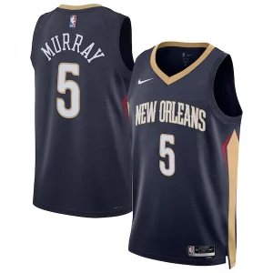 Accattivante Fascinante Dejounte Murray New Orleans Pelicans Nike Unisex 2024 Offseason Addition Nike Swingman Jersey Navy