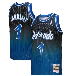 Pratico Penny Hardaway Orlando Magic 1994/95 Hardwood Classics Fadeaway Swingman Player Jersey Royal/Black