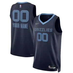 Cool Incantevole Versatile Memphis Grizzlies Nike 2021/22 Diamond Swingman Custom Jersey Icon Edition Navy