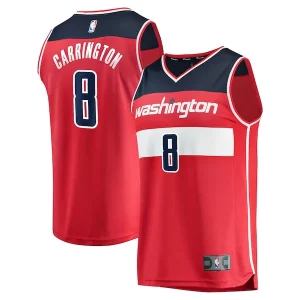 Trendy Carlton Carrington Washington Wizards Fast Break Replica Player Jersey Icon Edition Red