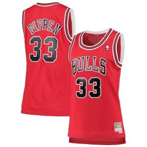 Moderno Stupendo Comodo Scottie Pippen Chicago Bulls Women's 1997/98 Hardwood Classics Swingman Jersey Red