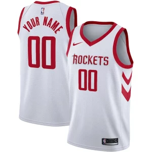 Resistente Carino Raffinato Houston Rockets Nike Swingman Custom Jersey Association Edition White