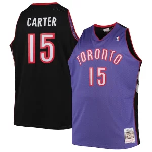 Duraturo Gorgeous Vince Carter Toronto Raptors Big & Tall 1999/00 Hardwood Classics Swingman Jersey Purple/White