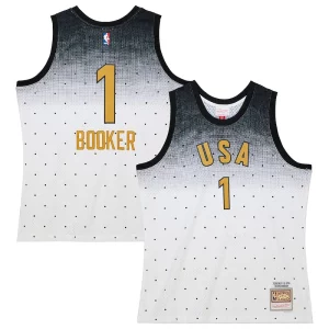Delizioso Devin Booker Team USA 2016 Hardwood Classics Rising Stars Swingman Jersey White