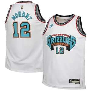 Resistente Eccezionale Ja Morant Memphis Grizzlies Nike Youth 2024/25 Swingman Jersey White Classic Edition