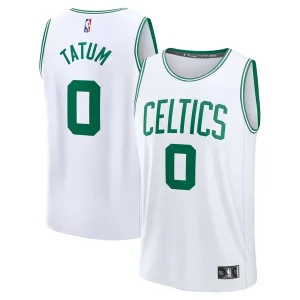 Carino Eccezionale Bellissimo Jayson Tatum Boston Celtics Fast Break Replica Player Jersey Association Edition White