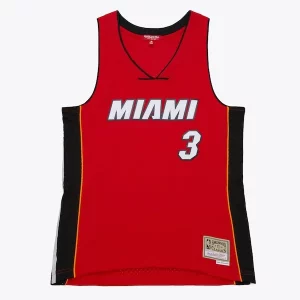Carino Stupendo Eccezionale Dwyane Wade Miami Heat Women's 2005/06 Hardwood Classics Swingman Jersey Red