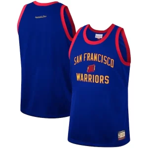 Lussuoso Incantevole Golden State Warriors Hardwood Classics Team Heritage Fashion Jersey Royal