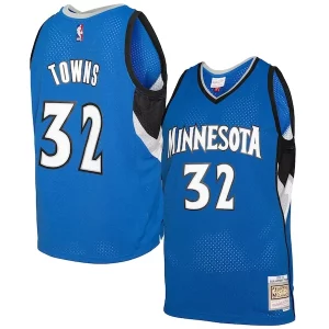 Attraente Comodo Ottimo Karl Anthony Towns Minnesota Timberwolves 2015/16 Swingman Jersey Blue