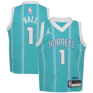 Classico Comodo LaMelo Ball Charlotte Hornets Jordan Brand Preschool Swingman Player Jersey Icon Edition Teal