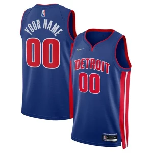 Raffinato Fantastico Detroit Pistons Nike 2021/22 Diamond Swingman Custom Jersey Icon Edition Blue