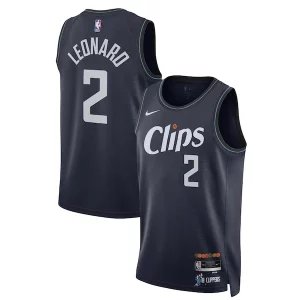 Fascinante Fantastico Ottimo Kawhi Leonard LA Clippers Nike Unisex 2023/24 Swingman Jersey Navy City Edition