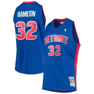 Stupendo Prestigioso Richard Hamilton Detroit Pistons 2003/04 Hardwood Classics Swingman Jersey Blue
