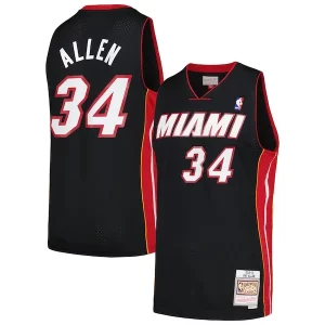Elegante Accattivante Ray Allen Miami Heat 2012/13 Hardwood Classics Swingman Jersey Black