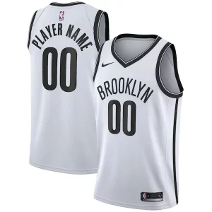 Raffinato Attraente Eccezionale Brooklyn Nets Nike 2020/21 Swingman Custom Jersey Association Edition White