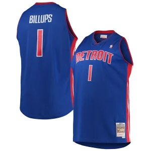 Gorgeous Resistente Raffinato Chauncey Billups Detroit Pistons 2003/04 Big & Tall Hardwood Classics Swingman Jersey Blue