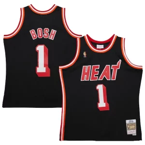 Magnifico Comodo Chris Bosh Miami Heat 2013/14 Hardwood Classics Swingman Jersey Black